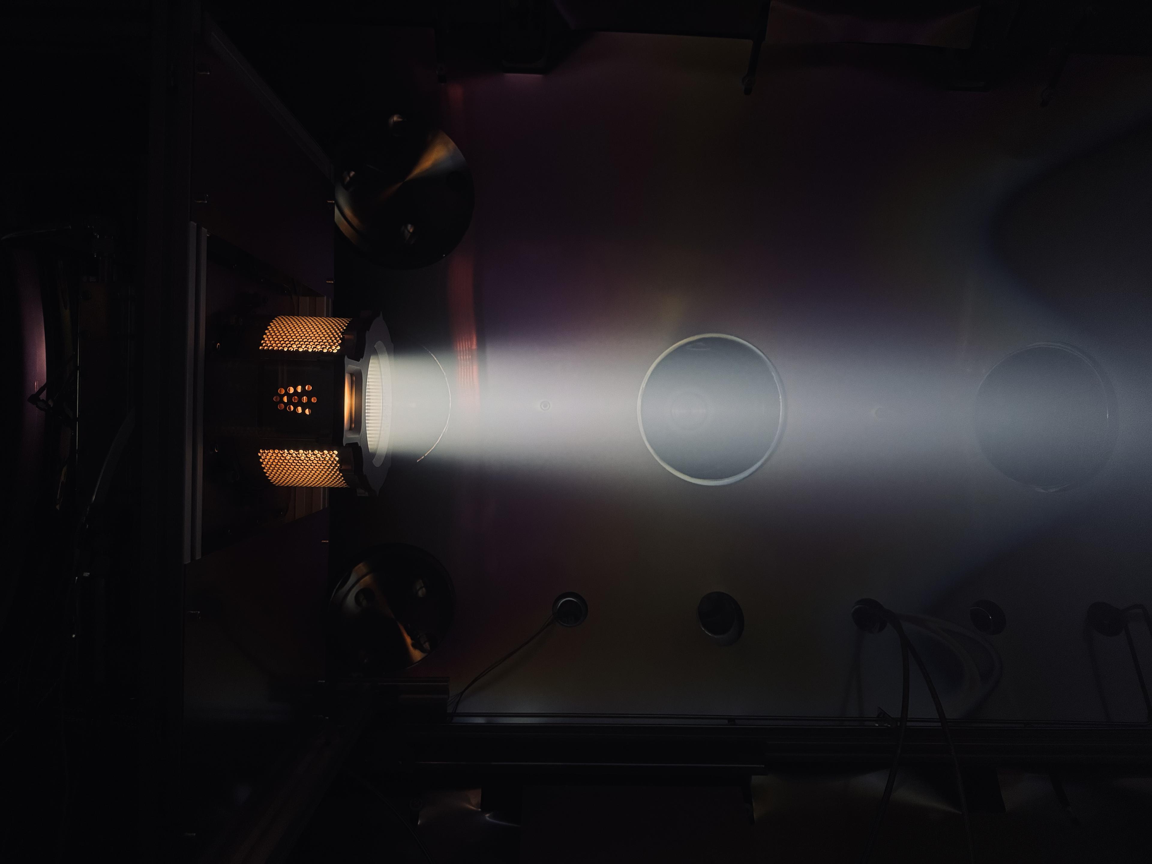 AURA-RAM air-breathing thruster firing