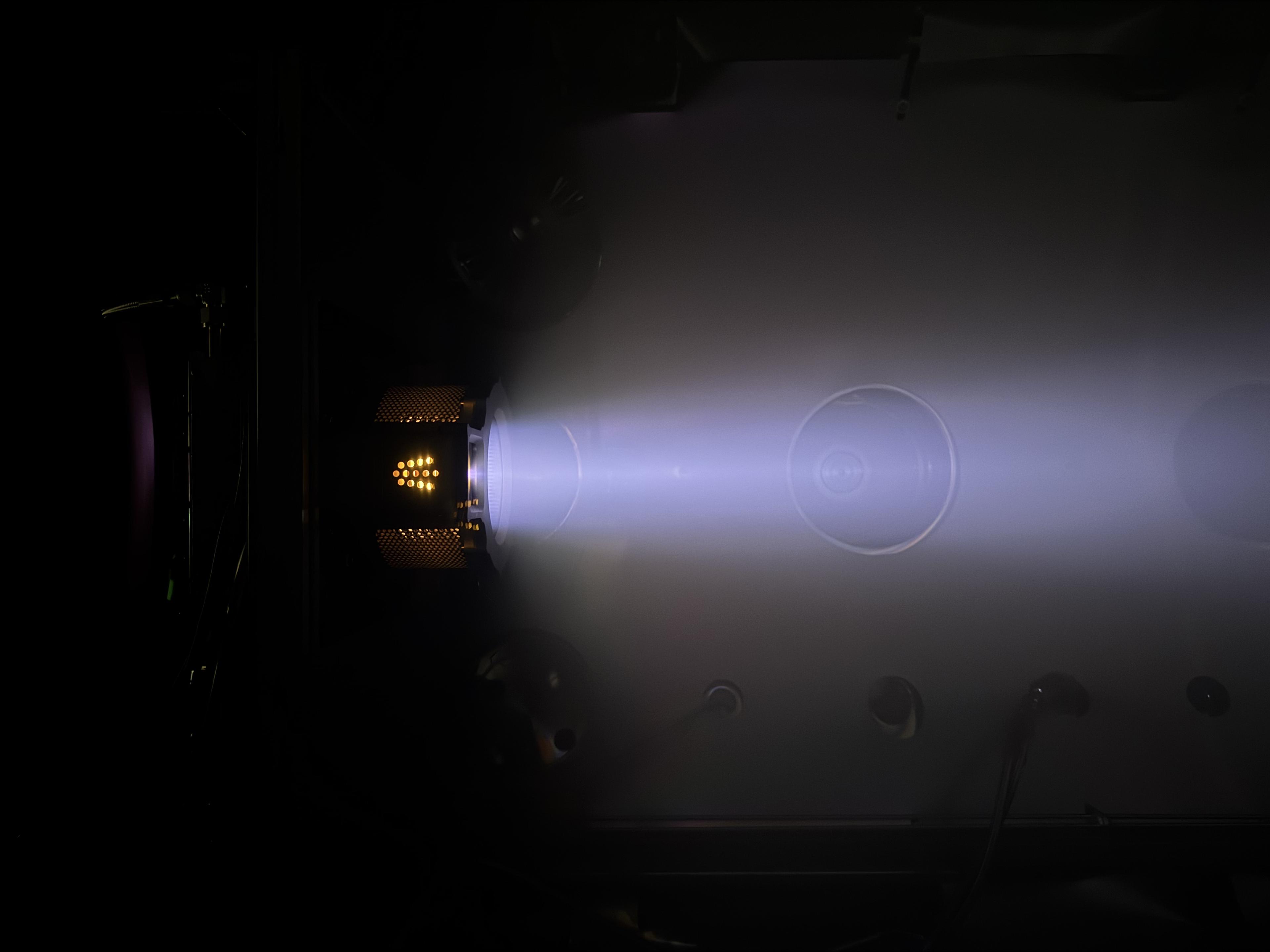 AURA engine firing on Krypton