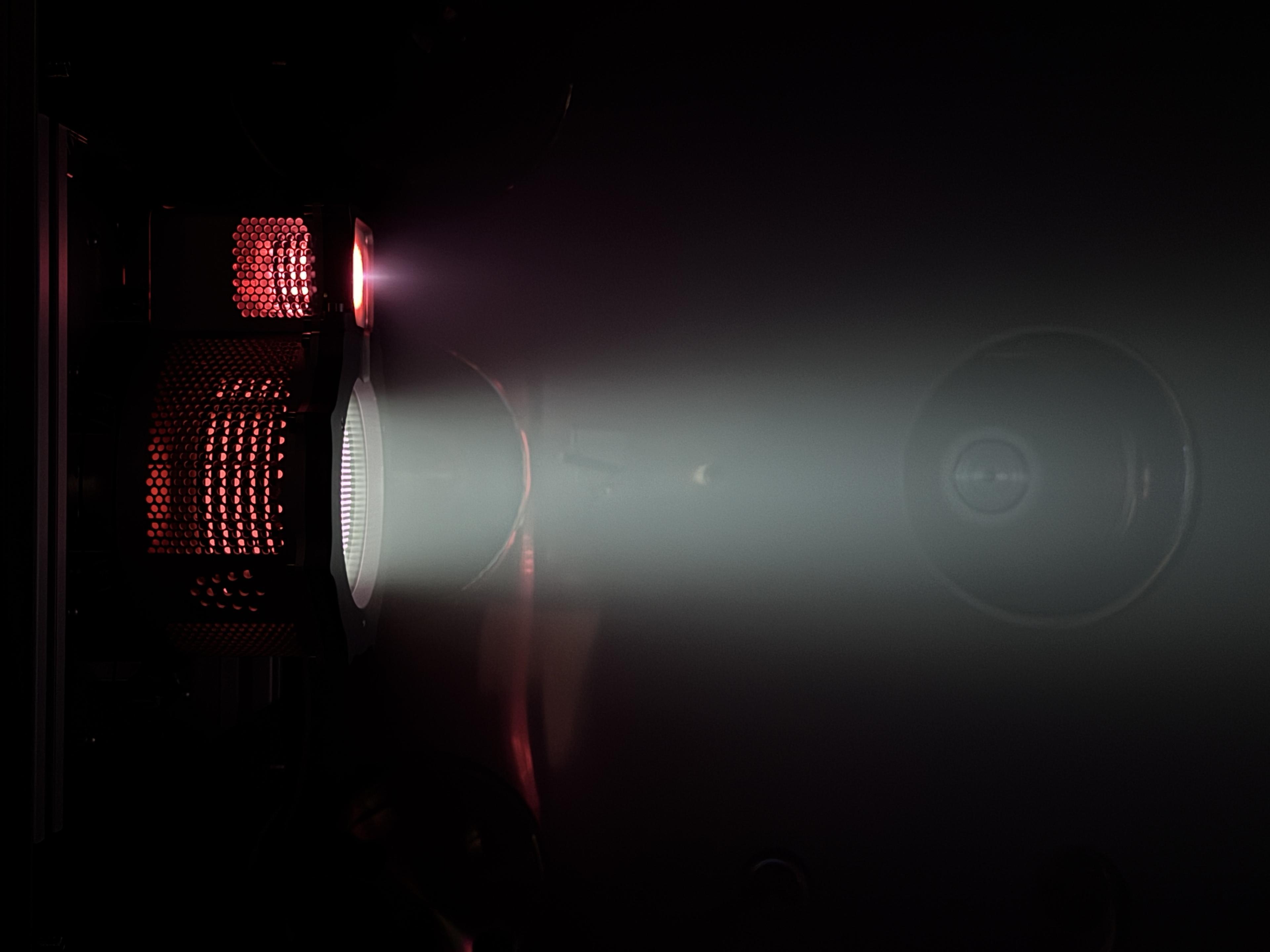 AURA engine firing on Xenon